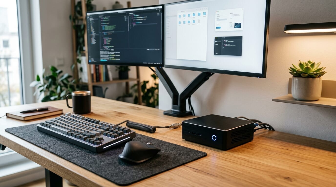 GetorliのミニPCと現地調査のまとめイメージ