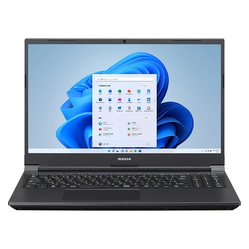 mouse A5-I5U01BK-A 15.6型スタンダードノートPC 筐体外観
