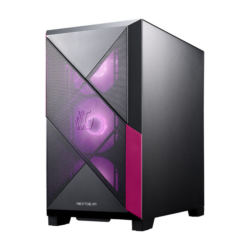 NEXTGEAR JG-A7G6T ミニタワー ゲーミングPC 筐体外観